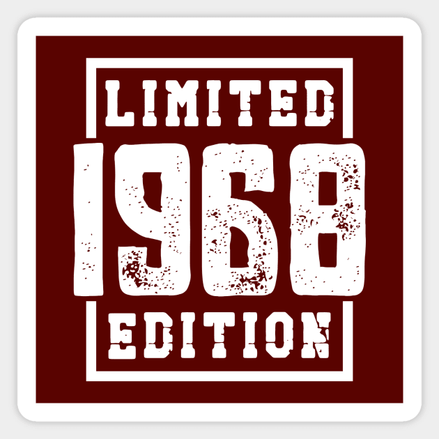 1968 Limited Edition Sticker by colorsplash